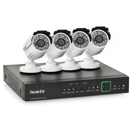 Комплект HD видеонаблюдения Falcon Eye FE-1104MHD KIT «Защита»