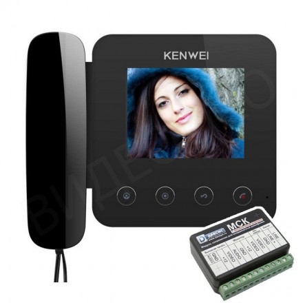Видеодомофон Kenwei KW-E400FC-BS-XL