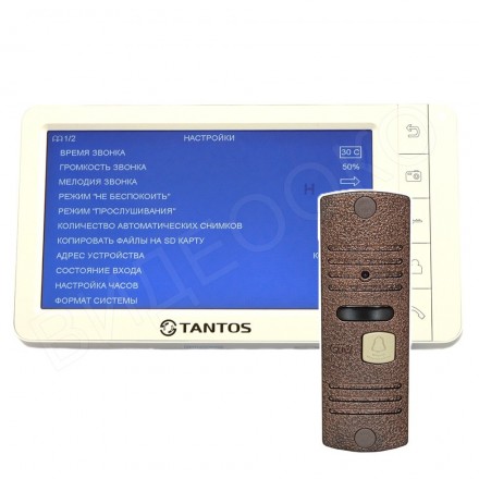 Комплект видеодомофона Tantos Amelie SD + панель