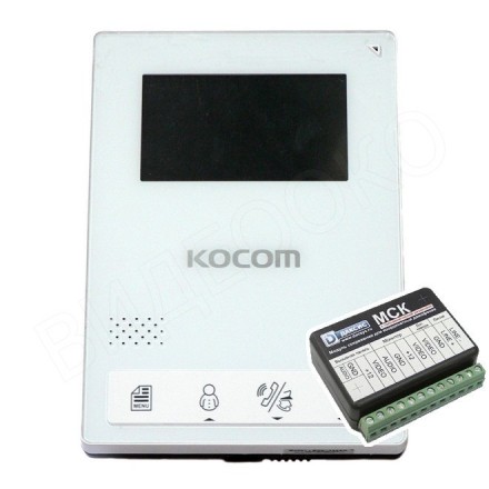 Видеодомофон Kocom KCV-434SD Координатный/Цифровой