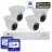 Комплект IP-видеонаблюдения на 4 купольные камеры HD