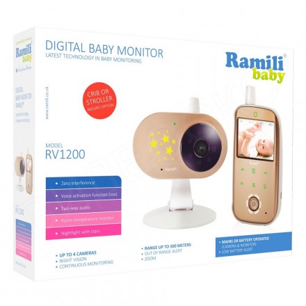 Беспроводная видеоняня Ramili Baby RV1200