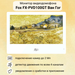 Видеодомофон Fox FX-PVD100GT ВАН ГОГ с WiFi