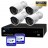 Комплект IP Full HD видеонаблюдения для дома на 4 камеры Lite