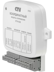 Комплект видеодомофона CTV-DP1400N с координатным блоком сопряжения