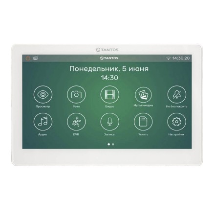 Комплект видеодомофона Tantos NEO HD SE Tuya WiFi с замком на калитку и бесконтактными ключами / детектор движения / открывание ворот