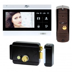 Комплект видеодомофона Fox 4.3&quot; для дома с электромеханическим замком на калитку v3