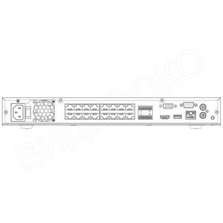 IP-видеорегистратор Dahua DHI-NVR5216-16P-4KS2E