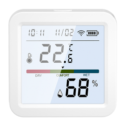 Умный WiFi датчик температуры и влажности Fox FX-WS1Monitor
