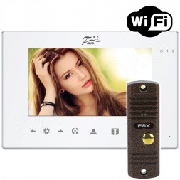Комплект IP-видеодомофона Fox FX-HVD7U-KIT (ТУЯ 7) WI-FI