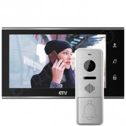 Комплект IP-видеодомофона CTV-DP4707IP (черный)
