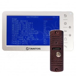 Комплект видеодомофона Tantos Amelie VZ/XL + панель