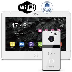 Комплект IP-видеодомофона Fox FX-IVD100WPE-KIT Проксима WiFi/PoE