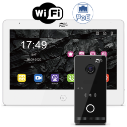 Комплект IP-видеодомофона Fox FX-IVD100WPE-KIT Проксима WiFi/PoE