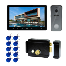 Комплект видеодомофона Tantos Prime HD SE с замком и электронными ключами