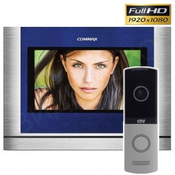Комплект видеодомофона Commax CDV-70MF + вызывная панель