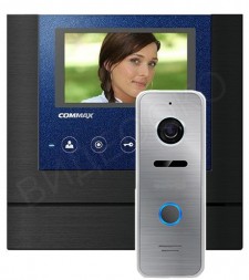 Комплект видеодомофона Commax CDV-43M + вызывная панель